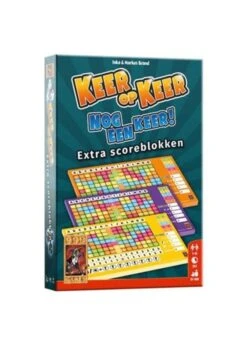 999 Games SPEL KEER OP KEER SCOREBLOK 3 STUKS LEVEL 2,3,4