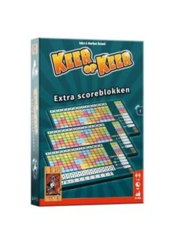 999 Games SPEL KEER OP KEER SCOREBLOK 3 STUKS LEVEL 1