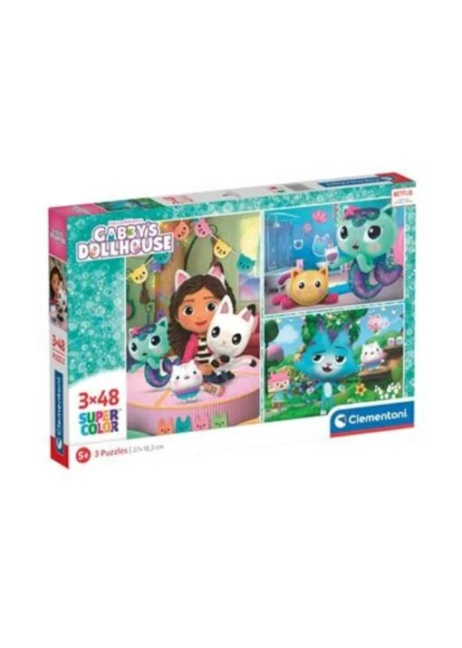 CLEMENTONI GABBY'S DOLLHOUSE PUZZEL 3X48ST 4 CLEMENTONI GABBY'S DOLLHOUSE PUZZEL 3X48ST -TOYS EN THINGS VLAARDINGEN Winkel clementoni clementoni gabbys dollhouse puzzel 3x48 1