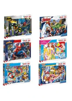 CLEMENTONI PUZZEL KIND 104ST 6 ASS