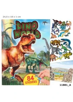 Dino World Stickerboek Met Puffy Stickers
