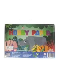 HOBBYPAPIER JUNGLE GEKLEURD 100VEL A5