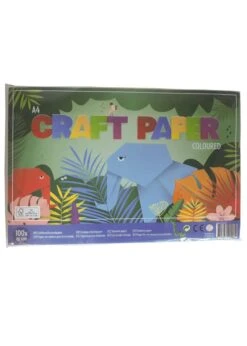 KNUTSELPAPIER JUNGLE GEKLEURD 100VEL A4