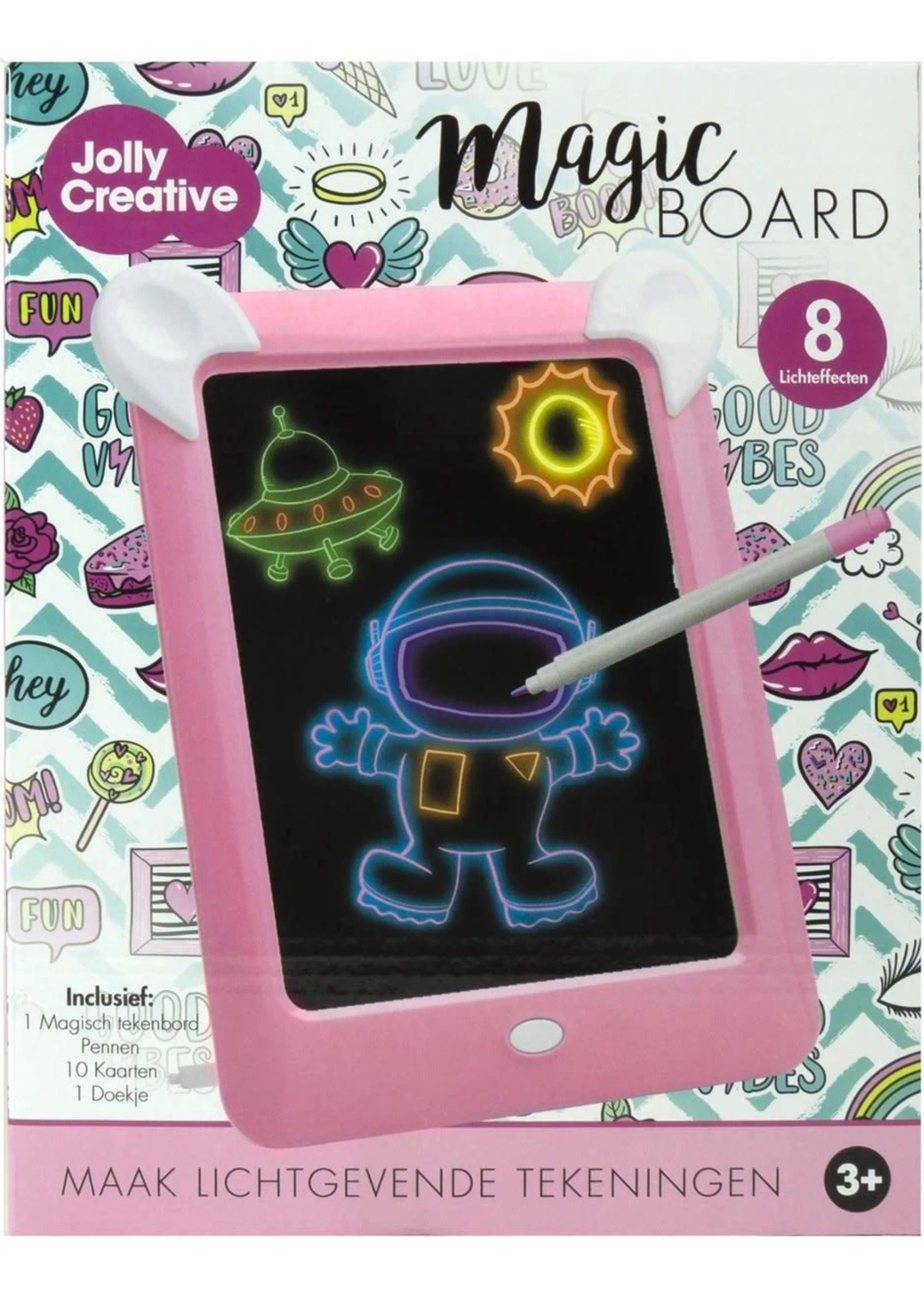Magisch Tekenbord Roze 3 Magisch Tekenbord Roze