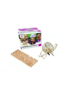 Lotto/Bingomolen Set (1-90) HOUT