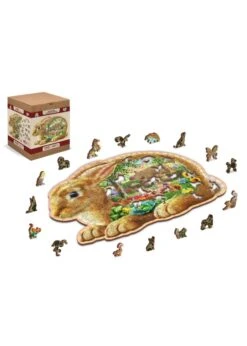 Houten Legpuzzel Tuin Konijn 250 St