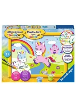 RAVENSBURGER SCHILDEREN OP NUMMER EENHOORNWERELD