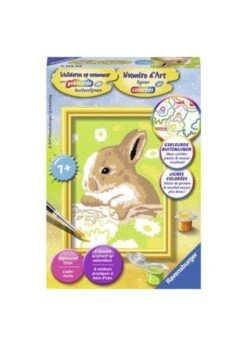 RAVENSBURGER SCHILDEREN OP NUMMER KONIJN VLEKKIE