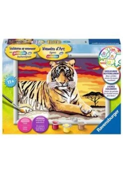 RAVENSBURGER SCHILDEREN OP NUMMER TIJGER