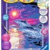 Ravensburger Schilderen Op Nummer Dolfijnen In Zonsondergang -TOYS EN THINGS VLAARDINGEN Winkel ravensburger schilderen op nummer dolfijnen in zon