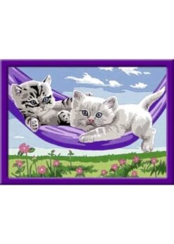 Ravensburger SCHILDEREN OP NUMMER KITTENS IN DE HANGMAT