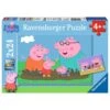 Ravensburger Twee Puzzels Van 24 Stukjes: Gelukkige Familie Peppa Pig -TOYS EN THINGS VLAARDINGEN Winkel ravensburger twee puzzels van 24 stukjes gelukkige