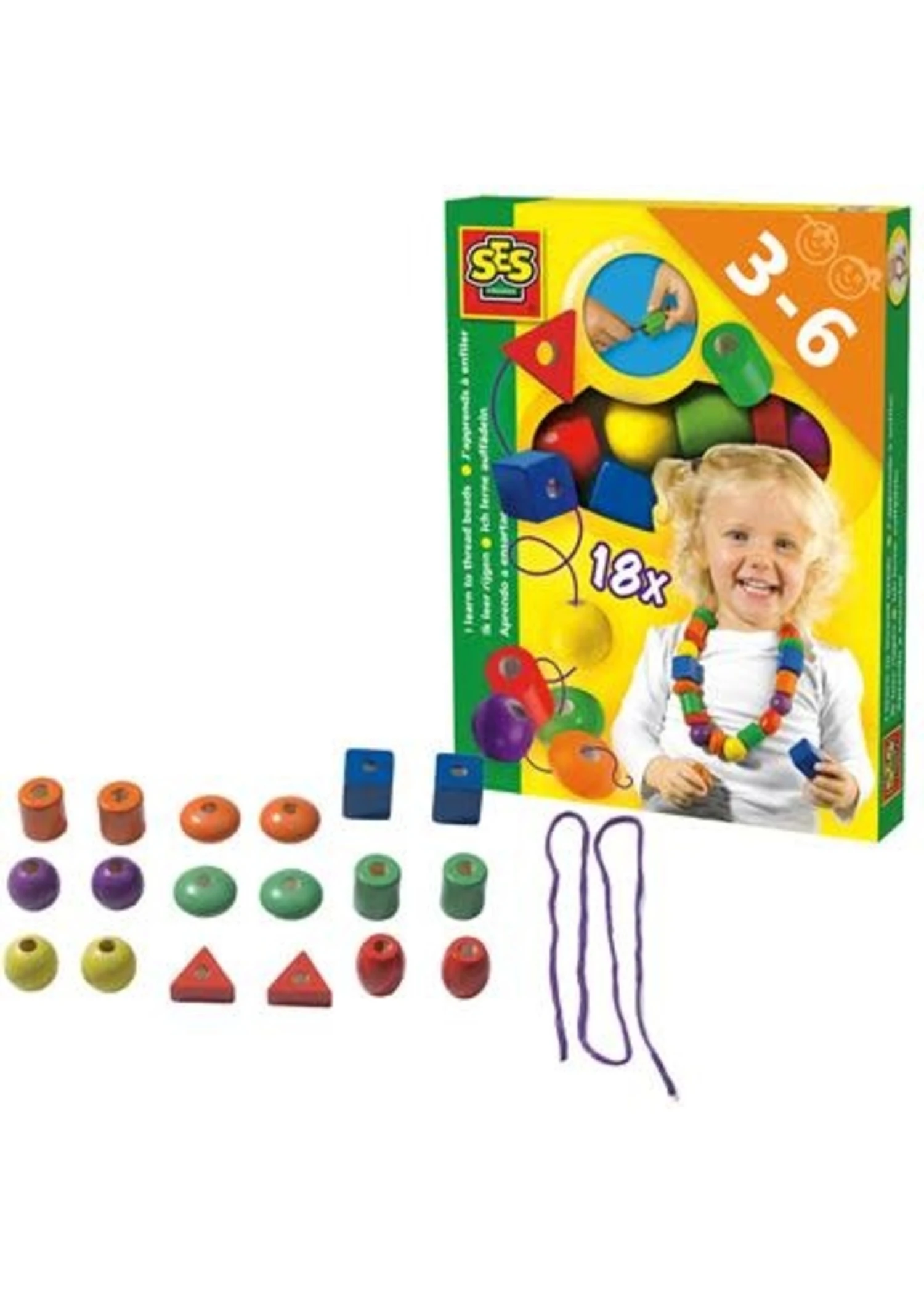 KNUTSELPAKKET SES IK LEER RIJGEN 3 KNUTSELPAKKET SES IK LEER RIJGEN