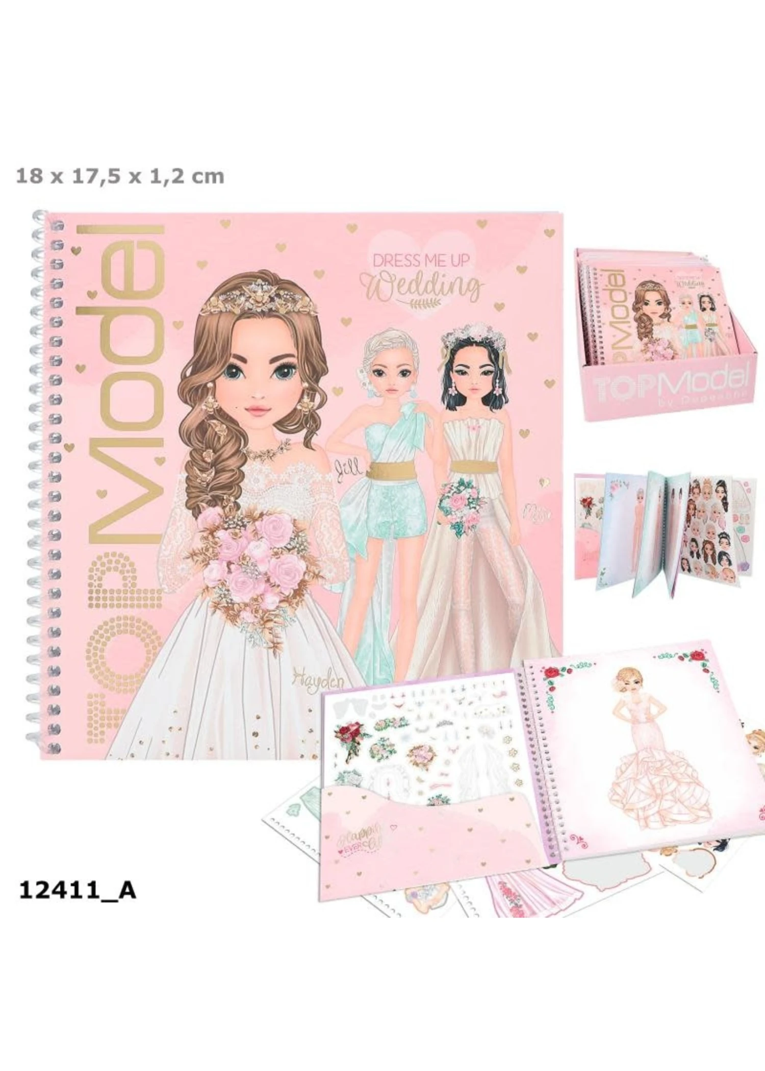 TOPModel Dress Me Up Stickerboek Wedding 3 TOPModel Dress Me Up Stickerboek Wedding