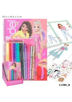 TOPModel Kleurboek Met Kleurpotloden