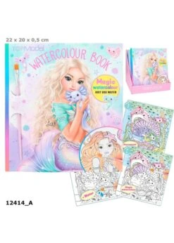 TOPModel Waterverf Boek MERMAID