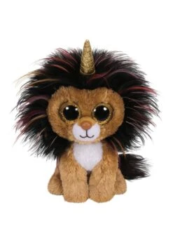 TY BEANIE LEEUW MET HOORN RAMSEY 15 CM