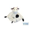 KNUFFELDOEKJE MET KOE HOOFD WIT-ZWART, RECYCLED UIT 15 FLESSEN -TOYS EN THINGS VLAARDINGEN Winkel vib knuffeldoekje met koe hoofd wit zwart recycled