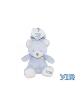 Pluche Beer Zittend 35cm BLAUW