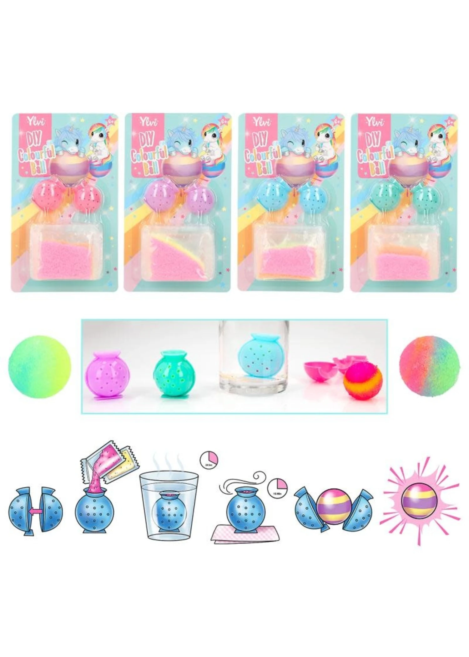 Ylvi DIY Colourful Ball 3 Ylvi DIY Colourful Ball